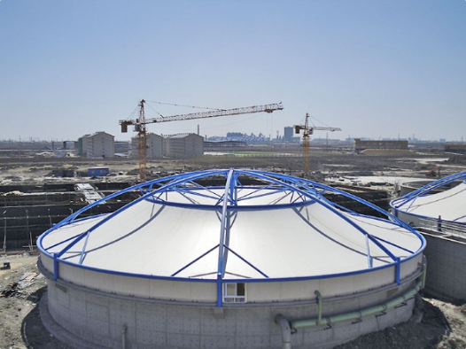 平凉市污水池加盖膜结构建造 - 一站式服务